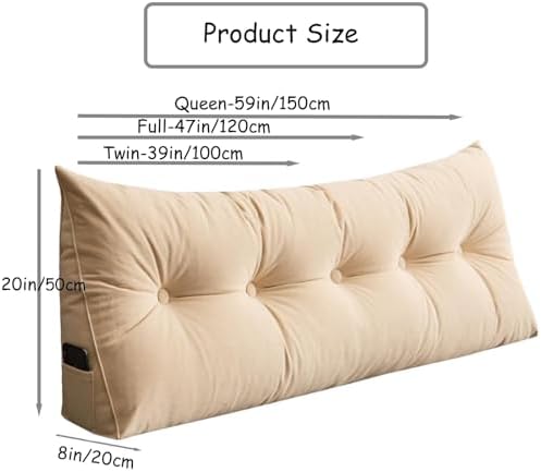 TESICA Headboard Pillow