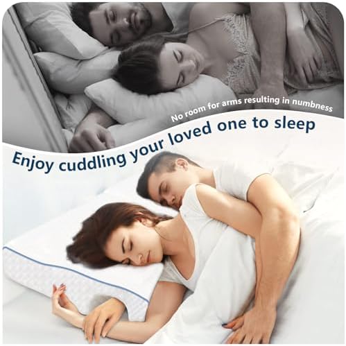 Perfect Memory Pillow for Couples - No Sq Tiredness