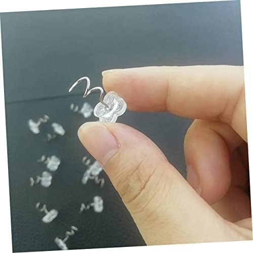 100-Piece Stainless Steel Book Binding Tape Pins for Bed Skirt Sofa Fabric Covers Durable No Rust
