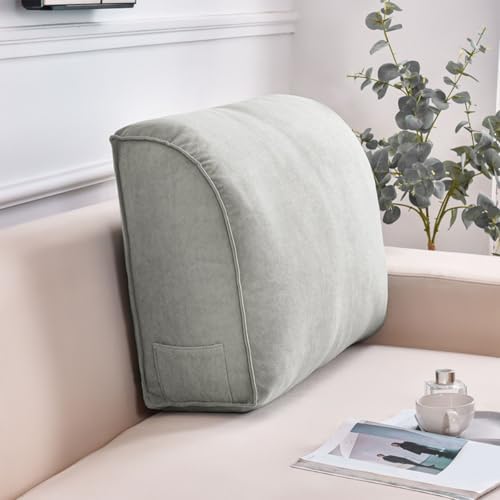 Extra Thick Sofa Back Cushion Wedge Pillow for Couch and Bed
