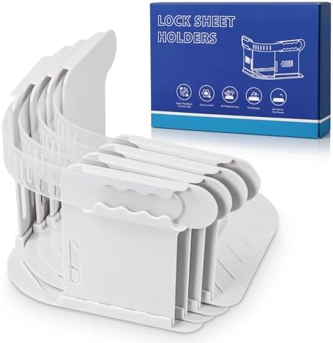 Fits Mattress Sheets Easy Install Keeps Sheets Tight Set of 4 - Ninonly Bed Sheet Holder