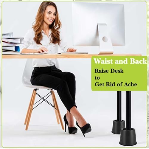 Sturdy Bed Risers with 4-Inch Lift