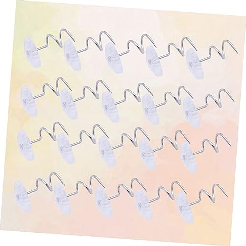 Cabilock 60PCS Transparent Twisted Skirt Fixing for Bed Skirts Upholstery
