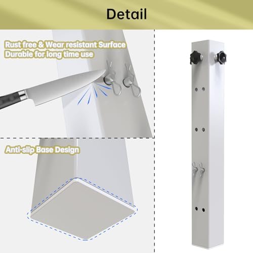 4-Piece Metal Dorm Bed Risers 23 Diameter Riser for College Dorm