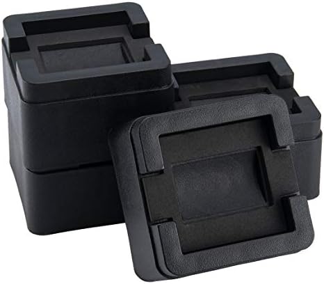 2-inch Heavy-Duty Bed Risers Secure for Beds Sofas
