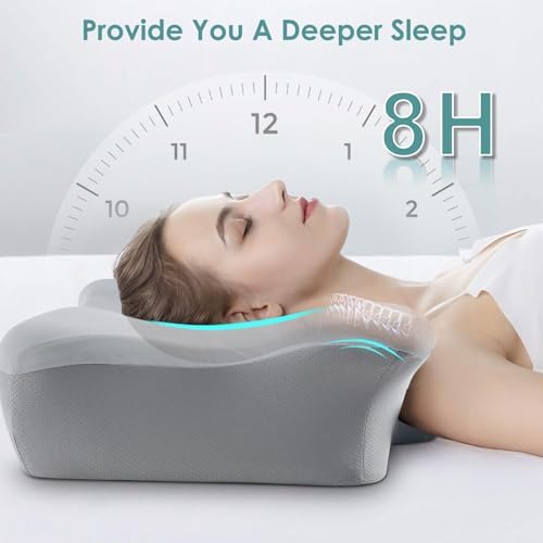 Ergonomic Memory Foam Neck Pillow