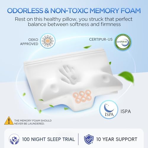 Ergonomic Cervical Pillow Pain Relief for Better Sleep