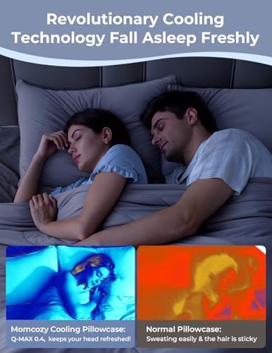 Momcozy Cooling Pillow Case - Stay Cool All Night
