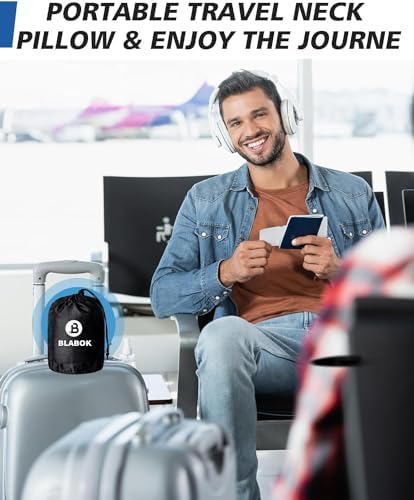 Stylish Travel Pillow with Washable Cover