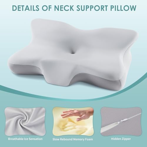 Ergonomic Memory Foam Neck Pillow
