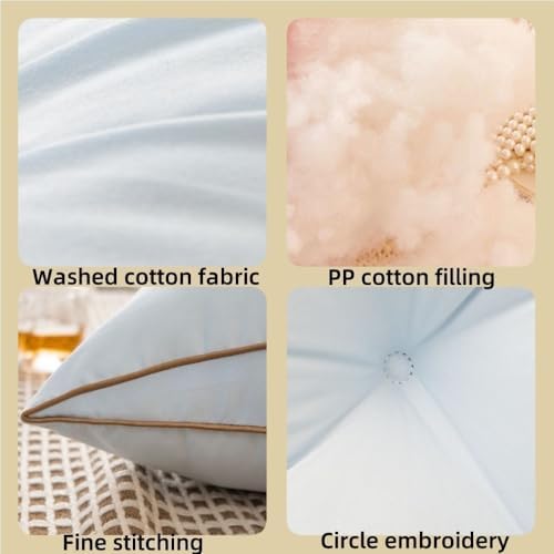 WKSPOO Headboard Pillow Wedge - Soft Comfortable