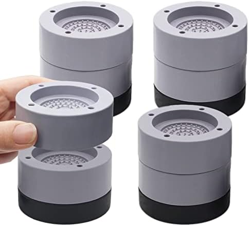 Adjustable Bed Risers 4-Piece Set - Durable for Beds Sofas Tables 1300 lbs Capacity
