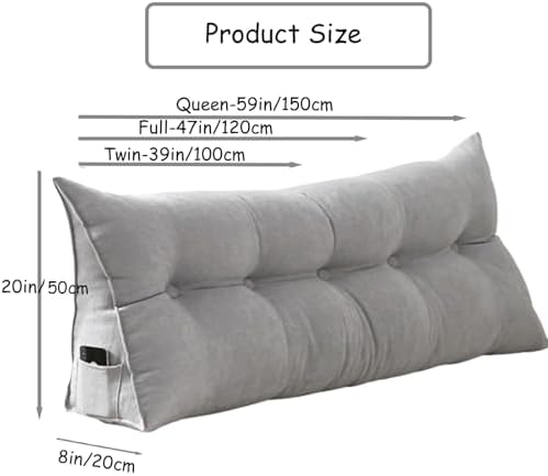 Vivid wedge bed pillow queensize