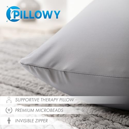 PILLOWY 12 x 20 Throw Pillow - Dark Grey