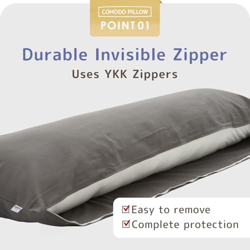 Comodo Body Pillow Cover Soft Luxurious Washable Perfect for Anime Maternity Every Day Use
