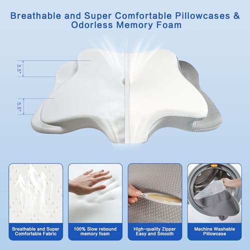 Adjustable Ergonomic Pillow for Neck Support