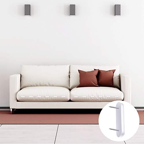 Secure Furniture Chair Leg Pins White Anti-Slip Protect Surface 60 Pcs for Slipping Skirts Bedskirts