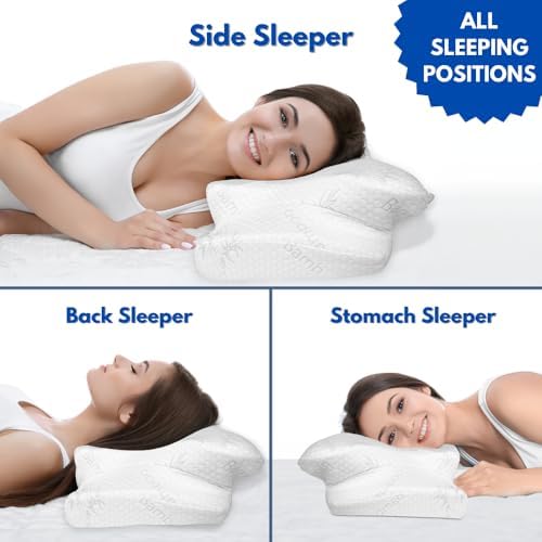 Ergonomic Pillow for Neck Pain Relief