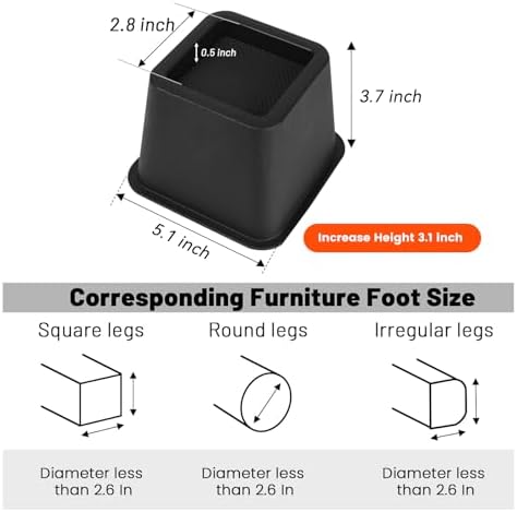 Enhance Your Space with BTSD-Home Bed Risers