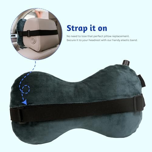 Adjustable Lumbar Support Pillow for Spine Health in Car and Travel