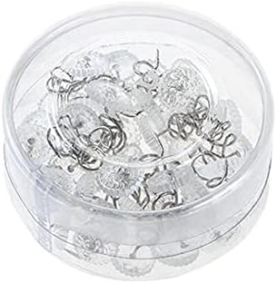 Clear Heads Twist Pins Plastic Head Upholstery Pin for Slipcovers and Bedskirts 20 Pieces