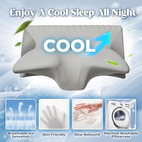 SUFOR Cervical Pillow for Neck Pain Relief