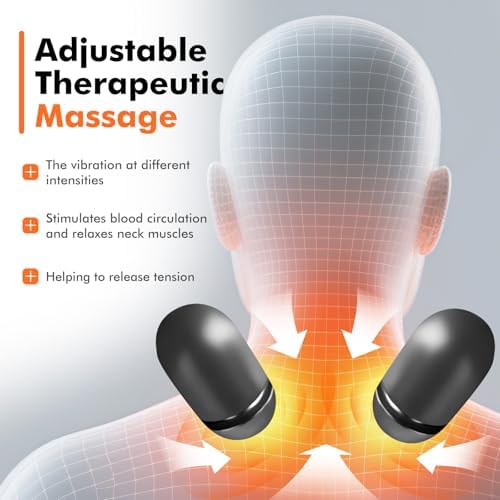 3-in-1 Neck Massager Pillow with Heating Cervical Traction