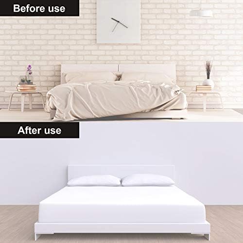 Secure Furniture Chair Leg Pins White Anti-Slip Protect Surface 60 Pcs for Slipping Skirts Bedskirts