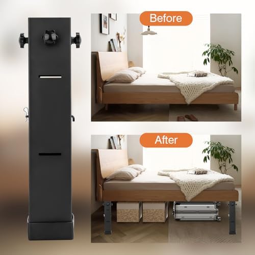 Multi-Height Metal Bed Risers - Heavy Duty Storage Solution for Your Bed Sofa or Table