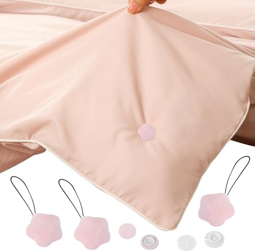 Comfortable duvet clips for bed safety and style