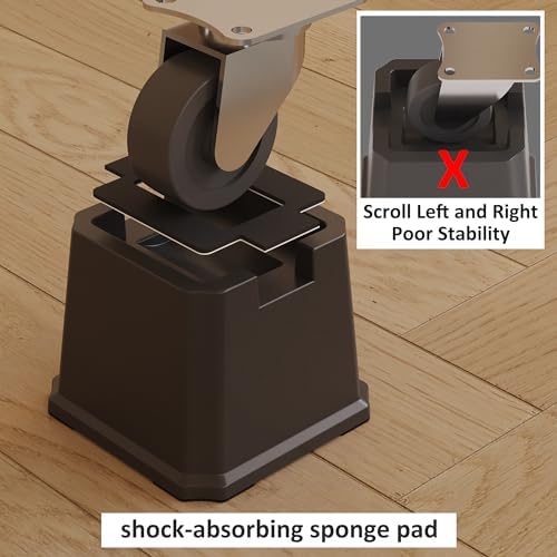 3 Inch Heavy Duty Bed Risers Set of 9 Black