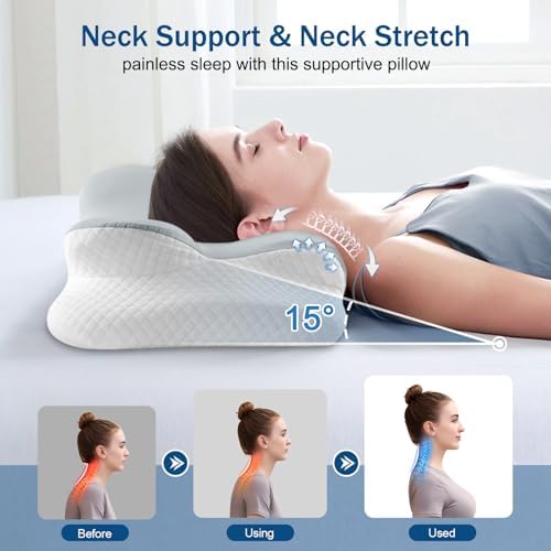 FAIORD Cervical Neck Pillow for Sleeping