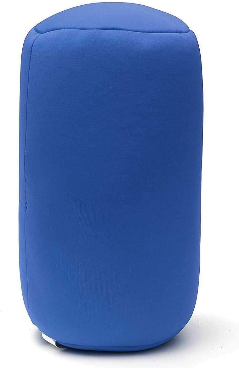 Emivery Microbead Bolster Squishy Neck Support Roll Pillow for Reducing Back Pain