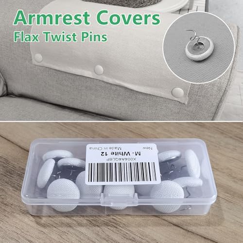 MAICOBI Bed Skirt Twist Pins 16 Pack