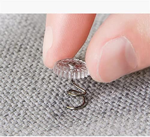 Gneric20pcs Rust-Proof Bed Skirt Pins Clear Heads Home Accessories