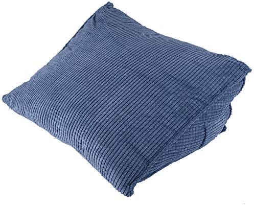 Jkjhbhged Reading Backrest Cushion Pillow Wedge Bed Rest Support Pillow Blue