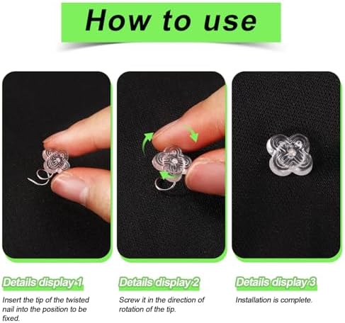 100pcs Bed Skirt Pins with Clear Heads