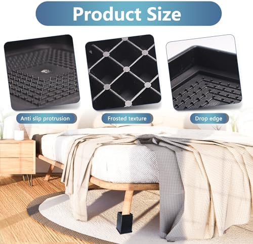 Sunifier Bed Risers Heavy Duty Adjustible 1-4 inch