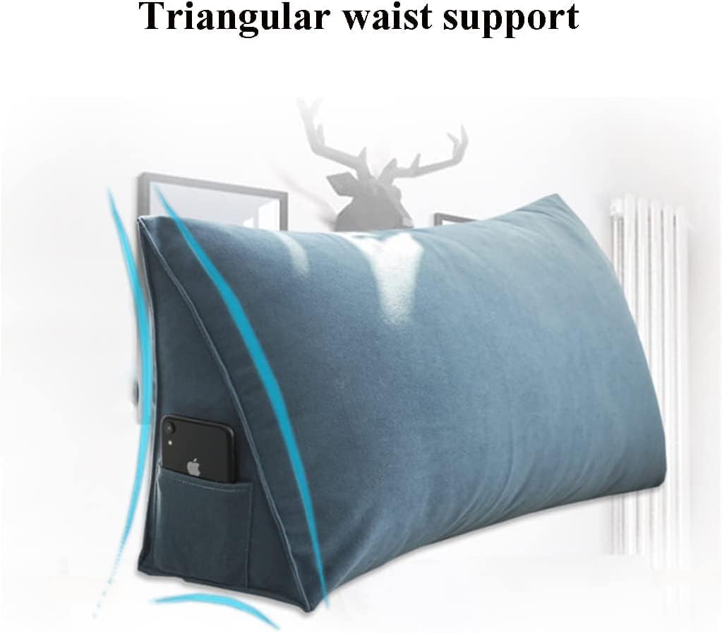 Hand-Crafted Bed Support Pillow wedge design for Back Neck Knee Leg Ultimate Comfort Support