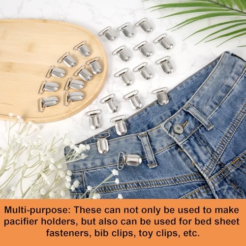 Silver Duvet Clips - 25 Piece Set for Comforters - Durable Metal Fasteners for Bedding Accessories