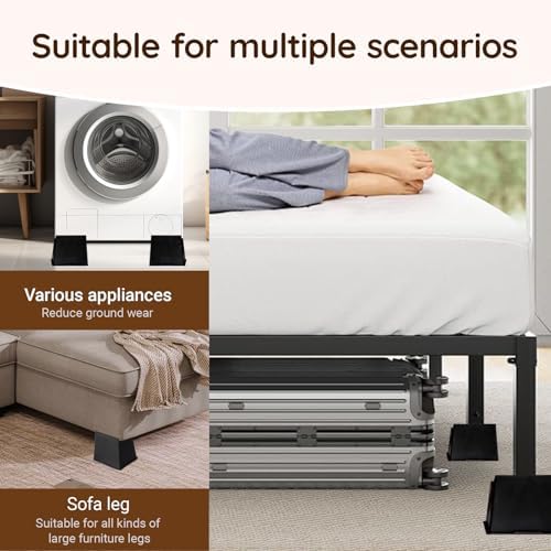Sturdy Bed Risers for Extra Support