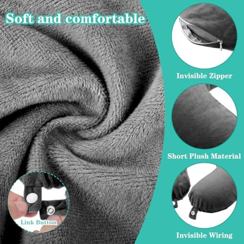 Perfect Gift for Travelers Washable U-Shape Neck Pillow Cover