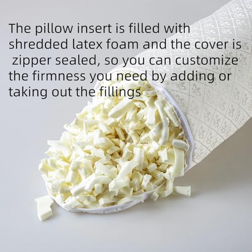 Kingnex Bolster Roll Pillow for Back Side Sleepers