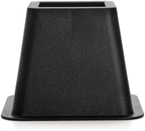 4-Inch Durable Bed Risers 6-Pack Stackable Design with Anti-Slip Pads