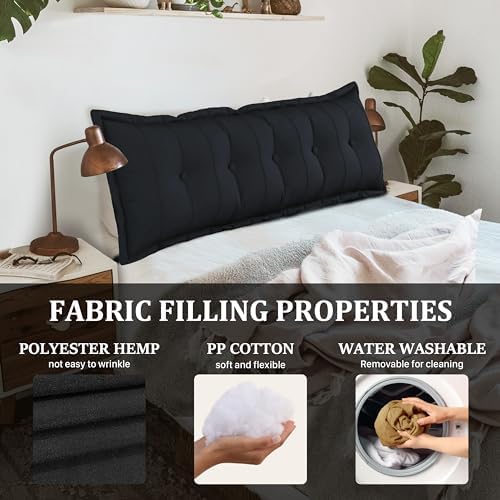 Stylish Large Tufted Headboard Pillow for Beds
