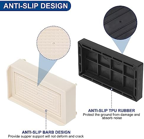 Modular Bed RisersUp to 1300 lbs for Sofa Desk and More