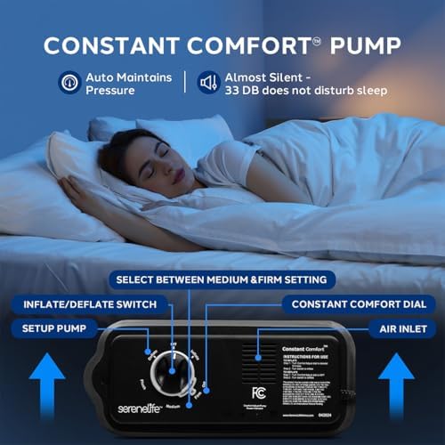 Unbeatable SereneLife Auto-Inflate Air Bed for Guests Camping RV More
