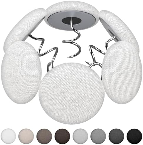 Flax Button Twist Pins for Bed Skirts Sofa Covers Upholstery Armchair Caddies Slipcovers - Rice White 12 Pack