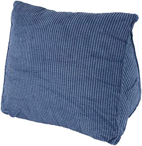 Jkjhbhged Reading Backrest Cushion Pillow Wedge Bed Rest Support Pillow Blue