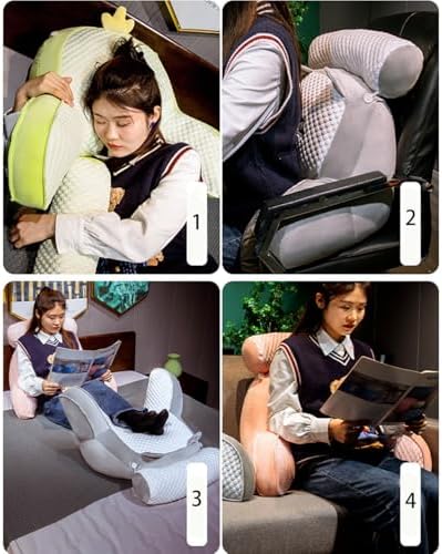 Cute Reading Pillow withPadding and Armrests